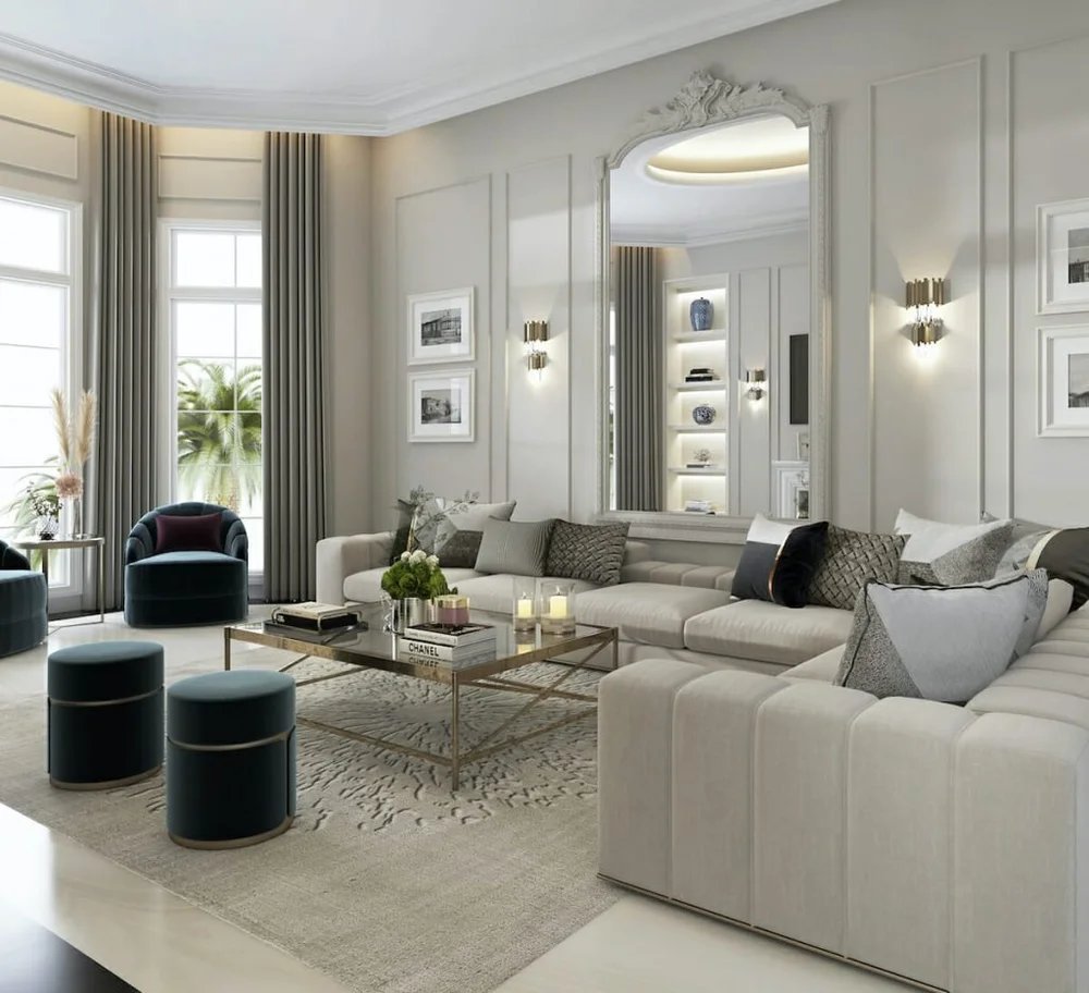 Luxury serviced accommodation living room